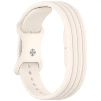 Silikonska aktivna narukvica kompatibilna s Fitbit Air 27cm Beige