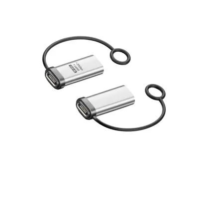 USB-C ženski na ženski adapter s trakicom — 240W, 20Gbps, 8K video