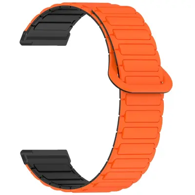 Magnetski silikonski remen udoban 14-21cm, za COROS i Suunto Black Orange