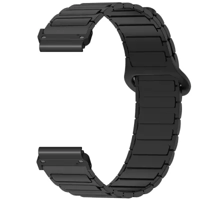 Silikonska narukvica s magnetskim I-gredom za Garmin Fenix Black