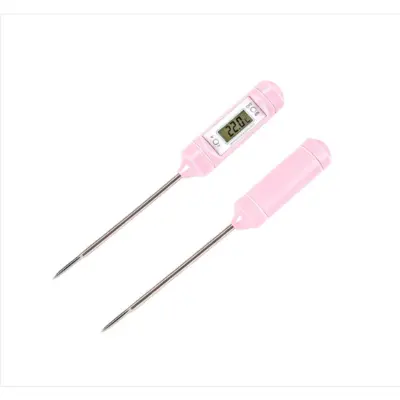 Digitalni termometar s 304 inox sondom za meso, kavu i mlijeko Pink