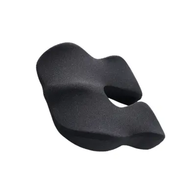 Ergonomski memorijski jastuk za sjedenje 3D potpore i prozračan DarkGrey