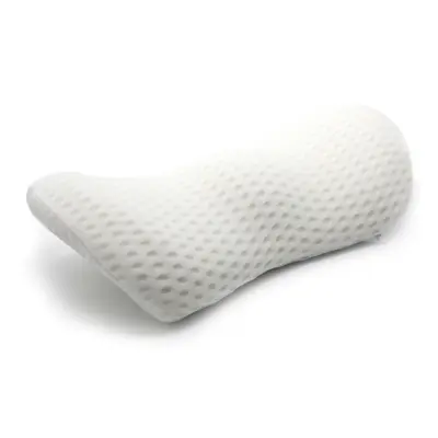Ergonomski lumbalni jastuk od memorijske pjene, prozračna navlaka White