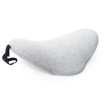Ergonomski memorijski lumbalni jastuk s 8 masažnih točaka i remenom LightGrey