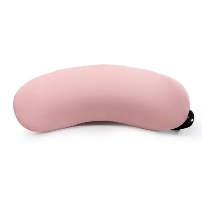 Polumjesečasti potporni jastuk od memorijske pjene za kralježnicu Pink