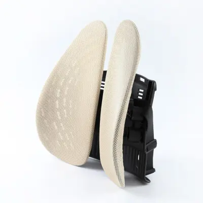 Ergonomski dvostruki lumbalni oslonac TPU s ventilacijom Beige