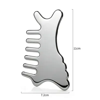 Nehrđajući čelik Gua Sha češalj – delfin oblik, podizanje lica