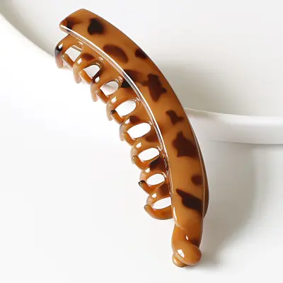 Banana kopče za kosu - 13 cm, 2 kom kava