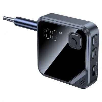 Audio predajnik JS13 – Bluetooth 5.3, 10m, 3.5mm, 300mAh