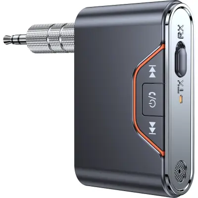 Bluetooth 5.4 audio adapter – 2-u-1 3.5mm predajnik/prijamnik