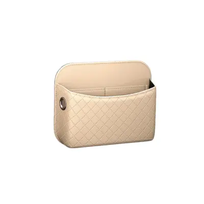 Višenamjenski auto organizator od vlaknastog baršuna s džepovima Beige