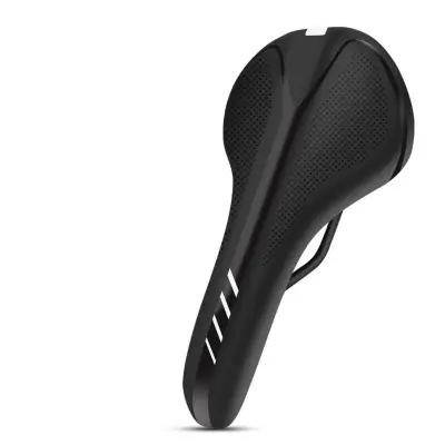 MTB sjedalo s apsorpcijom udaraca, PU koža, pojačani nosači Black&White