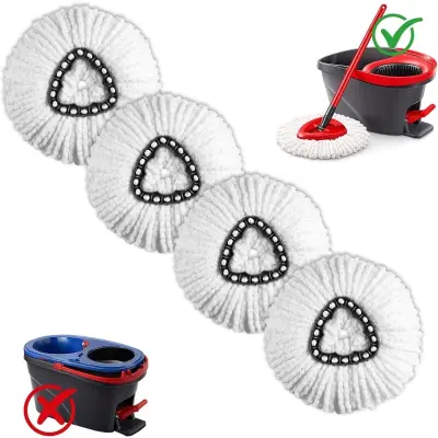 4x zamjenske mikrovlaknaste glavice za O-Cedar EasyWring RinseClean