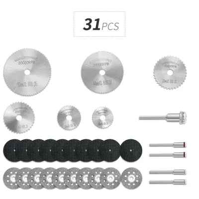 31-dijelni set listova pile (104 g) - brzorezni čelik za obradu drva