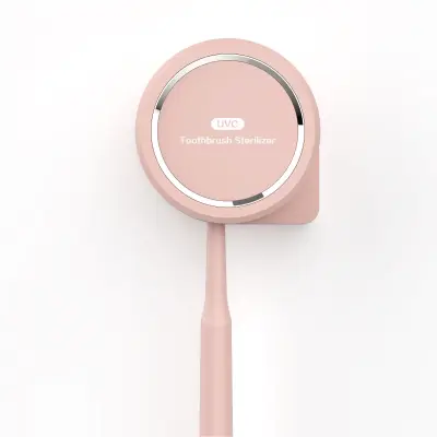 Prenosivi UV sterilizator četkice s UVA/UVC, 3-min ciklus, USB-C Pink
