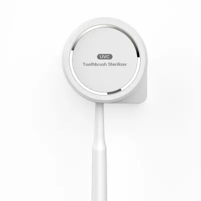 Prenosivi UV sterilizator četkice s UVA/UVC, 3-min ciklus, USB-C White