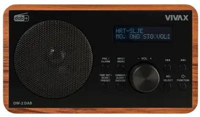 VIVAX VOX DW-2 DAB WALNUT