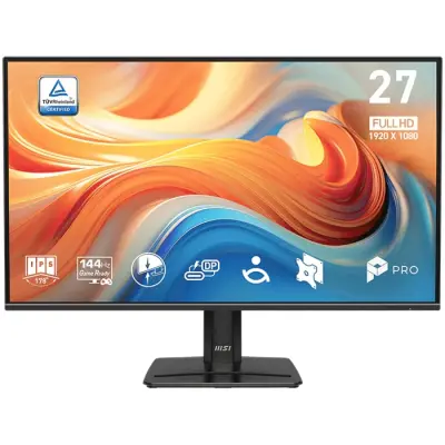 MSI 27" Professional Business Monitor PRO MP272 E14C, IPS Full HD, 144Hz, 1ms, AMD FreeSync, HDMI, USB-C, Zvučnici