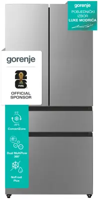Otvorena ambalaža - Hladnjak Side by Side Gorenje NRM818EUX, francuska vrata