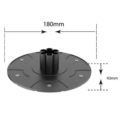 Set rezača – najlon disk s inox oštricama za robot kosilice