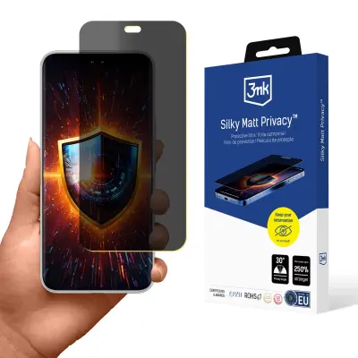 3mk Silky Matt Privacy zaščitno steklo za Honor 400 Pro