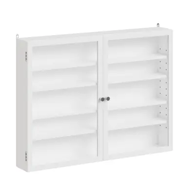 Ormarić Vrata Spremanje Boja Bijela 80x12.2x60cm FSB113-W