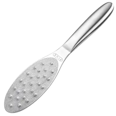 Dvostrana inox turpija za pete 24cm x 5cm — uklanja žuljeve brzo