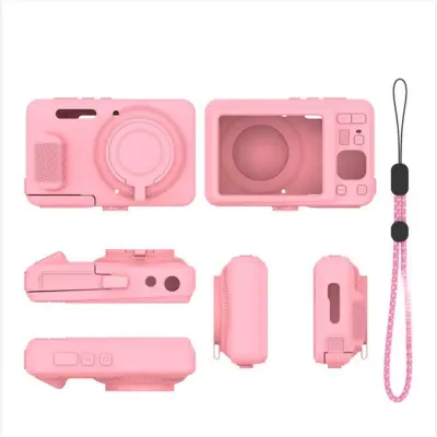 Silikonska maska za Kodak PIXPRO FZ55, otporna na udarce i prašinu Pink