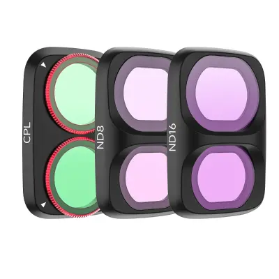 Komplet 3 filtra za Pocket 4P: CPL, ND8 i ND16, Schott optičko staklo