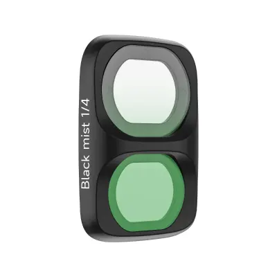 Pocket 4P crni soft filter 1/4 s klipom i Schott staklom
