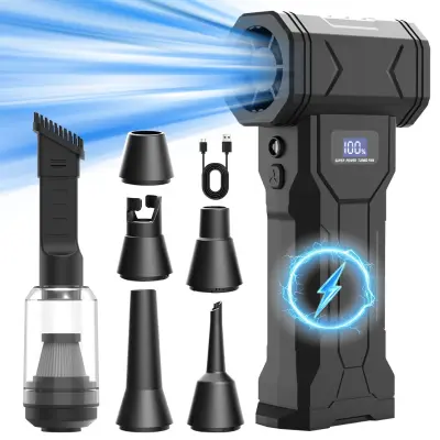Prijenosni ručni puhalo za prašinu 110000RPM, 4000mAh, 4-brzine
