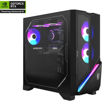 Stolno računalo MSI MPG Infinite X3 AI 2NVR7 Ultra 7 265KF, RTX 5070 Ti, 32 GB RAM, 1 TB SSD, vodno hlađeno, WiFi, BT, W11H|Gaming
