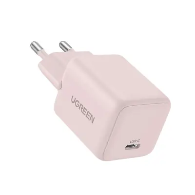 UGREEN X512 20W GaN zidni punjač roza