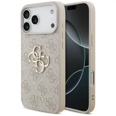 Guess 4G Big Logo Futrola za iPhone 17 Pro Max Ružičasta