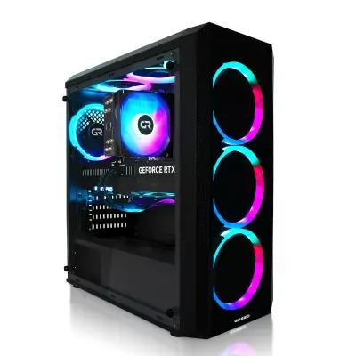 Greed® MK2 AMD- Gaming PC / stolno računalo - AMD Ryzen7 5700X + Nvidia RTX 5060 - 4,7 GHz - 16 GB DDR4 - 512 GB SSD - 4K - WIFI - Win11 Pro
