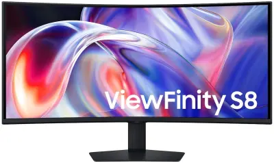 Monitor 40" Samsung ViewFinity S8 S85TH, LS40H850TAUXEN, VA, WUHD, 144Hz, zakrivljen