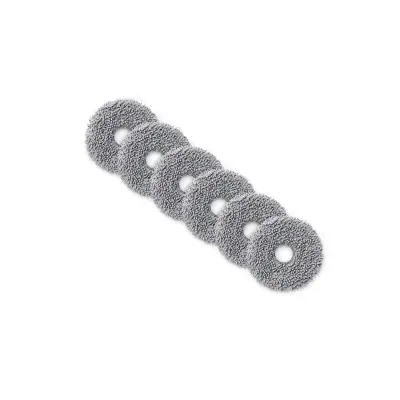 Zamjenski vlaknasti mop krpice x6 za Roborock, siva