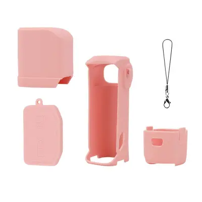 Silikonska zaštitna maska za Insta360 Luna Ultra s remenom i poklopcem Pink