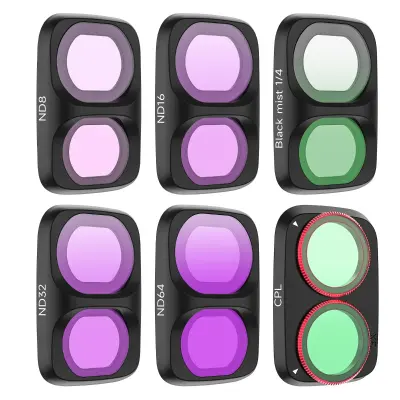 Komplet od 6 filtera za Pocket 4P: CPL, ND8/16/32/64, 1/4 Black