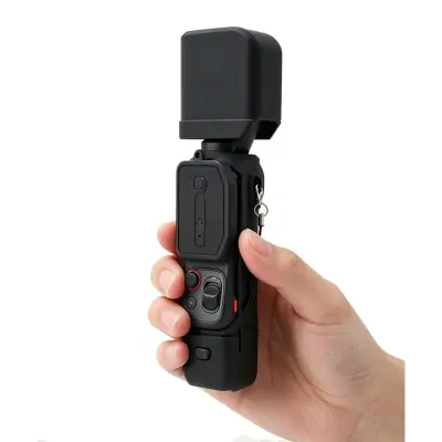 Silikonska zaštitna maska za Insta360 Luna Ultra s remenom i poklopcem Black