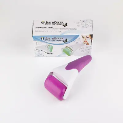 Hladni valjak masažni za lice i tijelo, s mikronidlama Purple