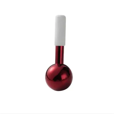 304 nehrđajući čelik hladni masažer lica s kuglastom žlicom WineRed