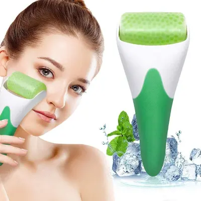 Hladni valjak masažni za lice i tijelo, s mikronidlama Green