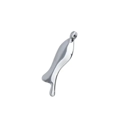 Masažer za lice u obliku ribe od cinkove legure 14.7cm x 4.9cm