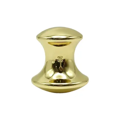 Gua sha gljiva od cink legure – kompaktni masažer za lice i tijelo Gold