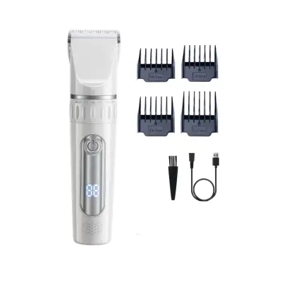 Pametna keramička električna brijačica, 10W motor, 1200mAh White
