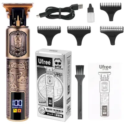 Bežični trimer s gravurom, R-tip oštrica, USB, IPX7 vodootporan