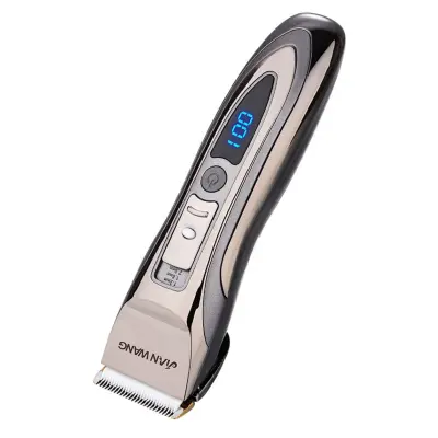 LCD digitalni trimer za kosu – keramička samooštreća oštrica, USB