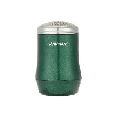 Mini USB punjiva putna brijačica, 3-glavna rotirajuća glava, mokro/suho Green