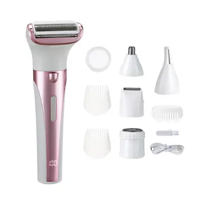 ZCB117 5-u-1 električni set za njegu — punjivi trimer 90 minuta LightPink